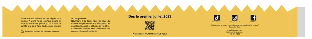 Flyer et carte de visite réalisés dans le cadre d’un projet médiatique à l’IHECS, visuel 4